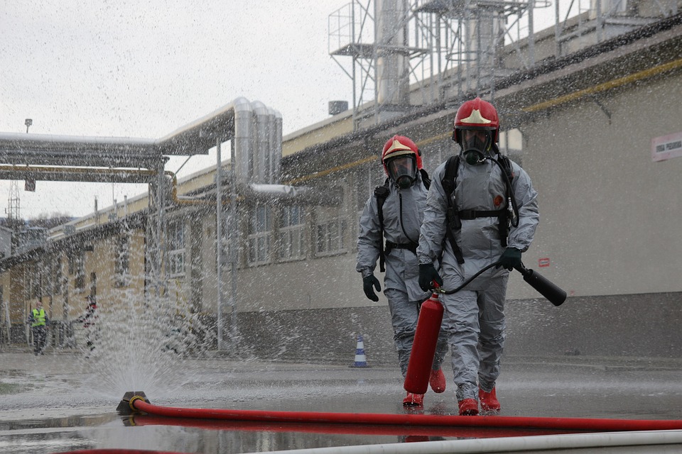 fire extinguisher, smoke detector, hydrant, fire safety