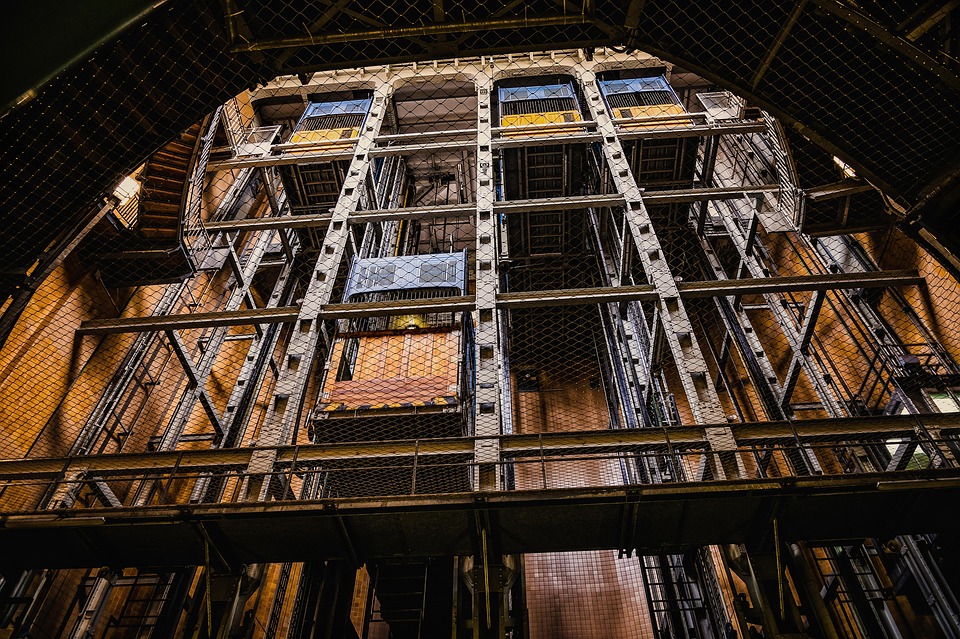 elevator, lift, elevator buttons, machine room